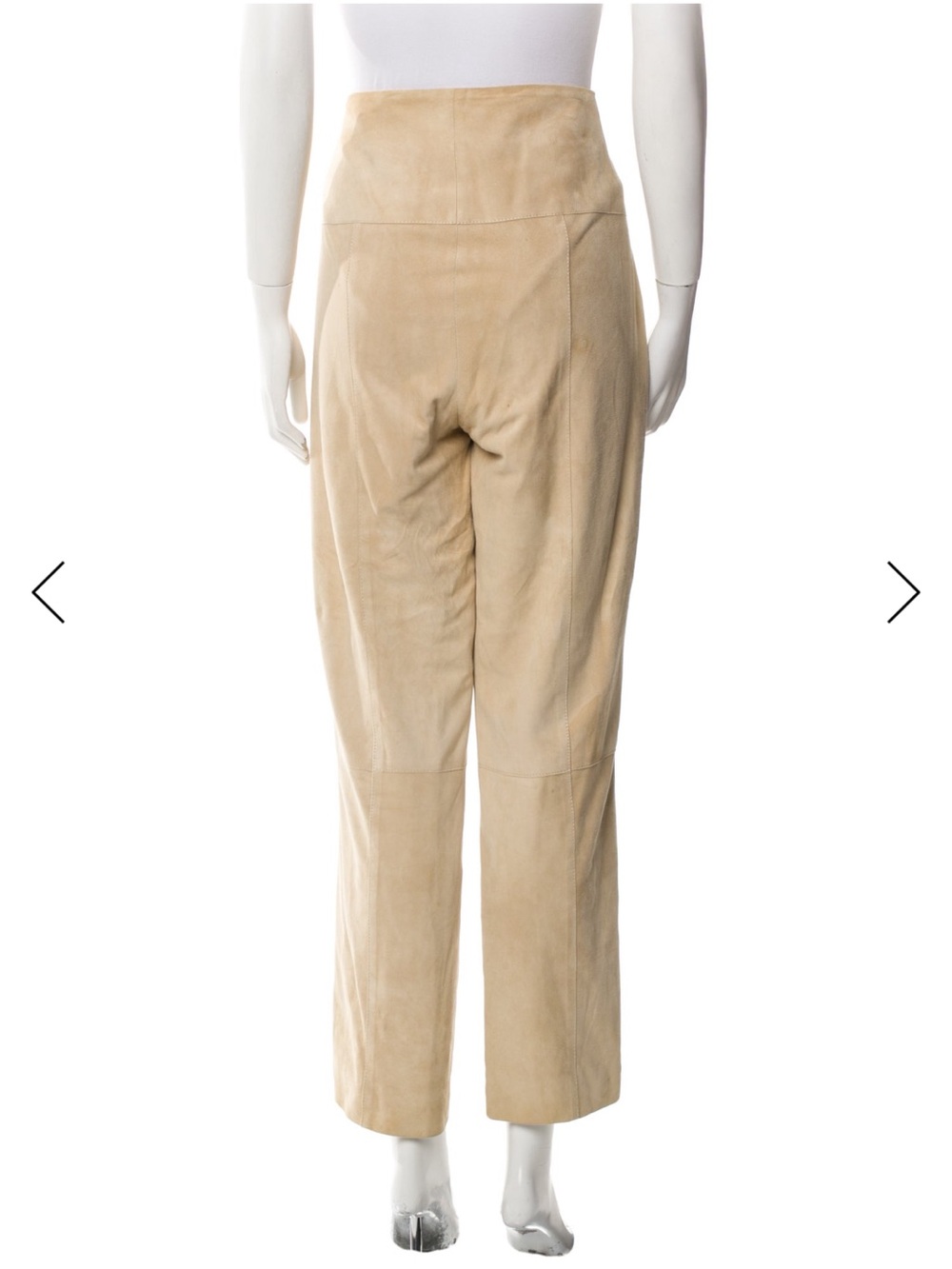 Carolina Herrera Women’s  Suede Pants in Tan
